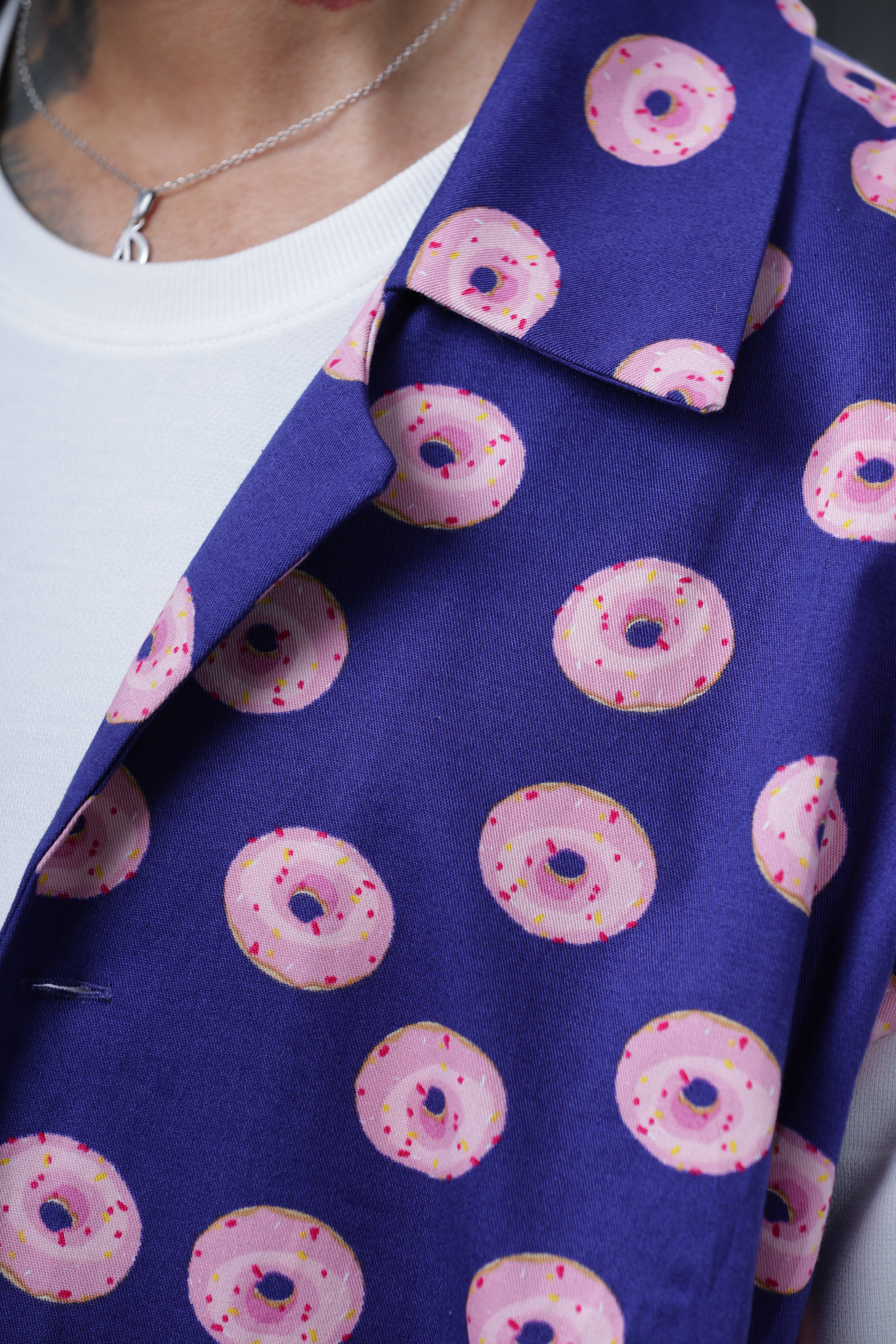 MEJAOUI Midnight Glaze Donut Print Set – Purple Punch