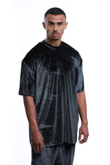 MEJAOUI | Midnight Velour Oversized Set